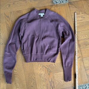 Athleta Mauve Zip-Up Jacket